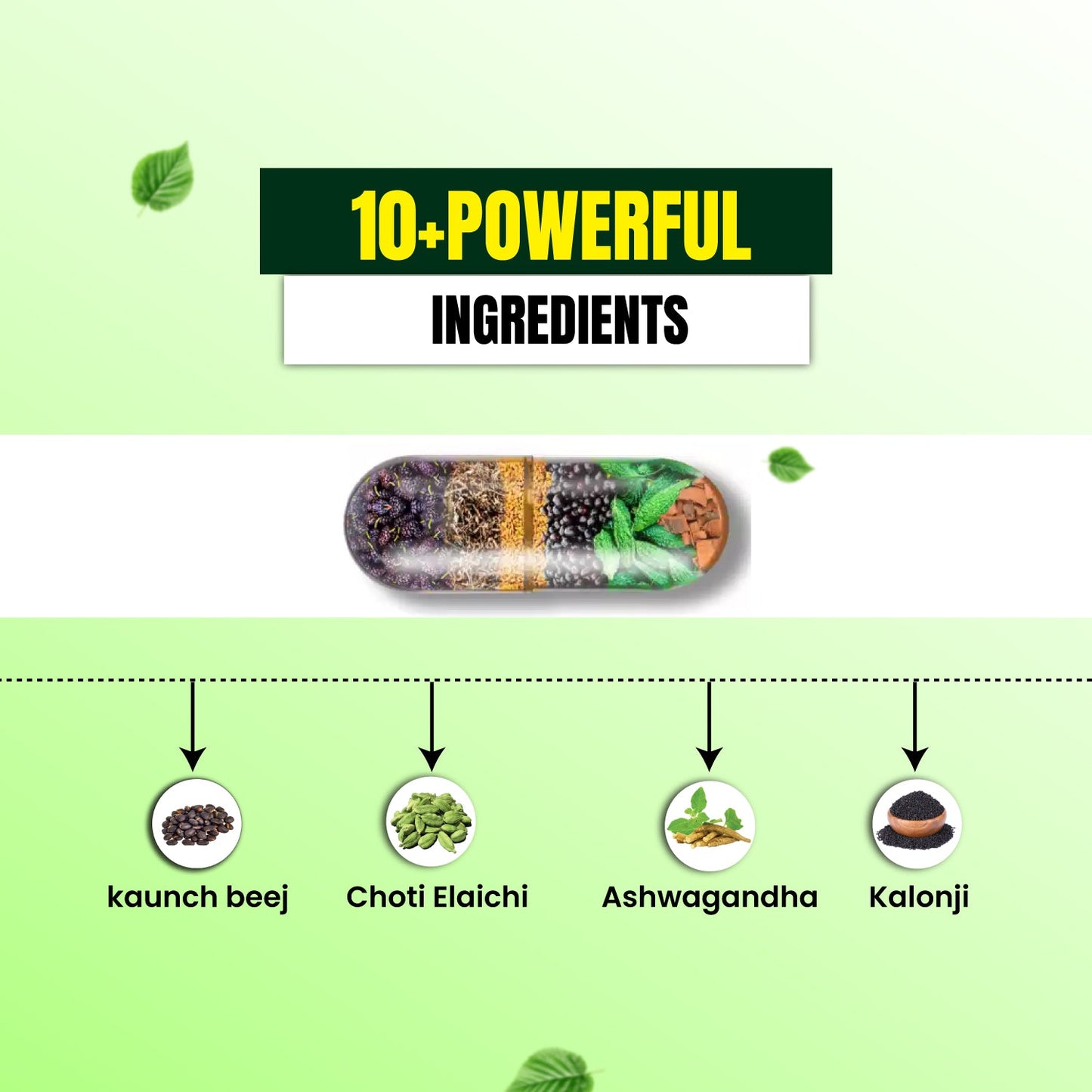 Cipzer Height Growth 60 Capsules | Herbal Formula For Height Growth, Bone Strength & Stamina