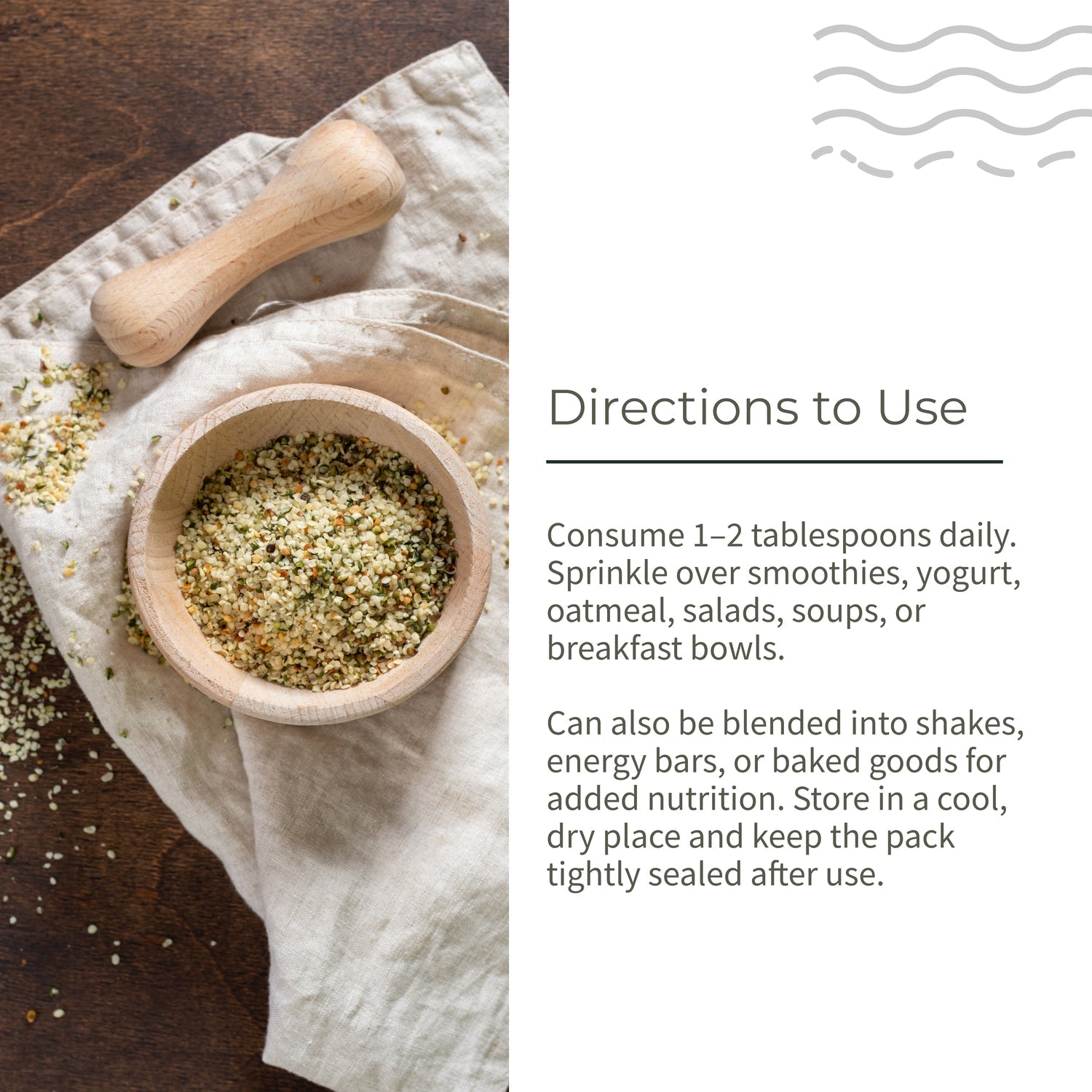 Ecotyl Hemp Hearts | Rich in Omega-3 & Protein | 175g