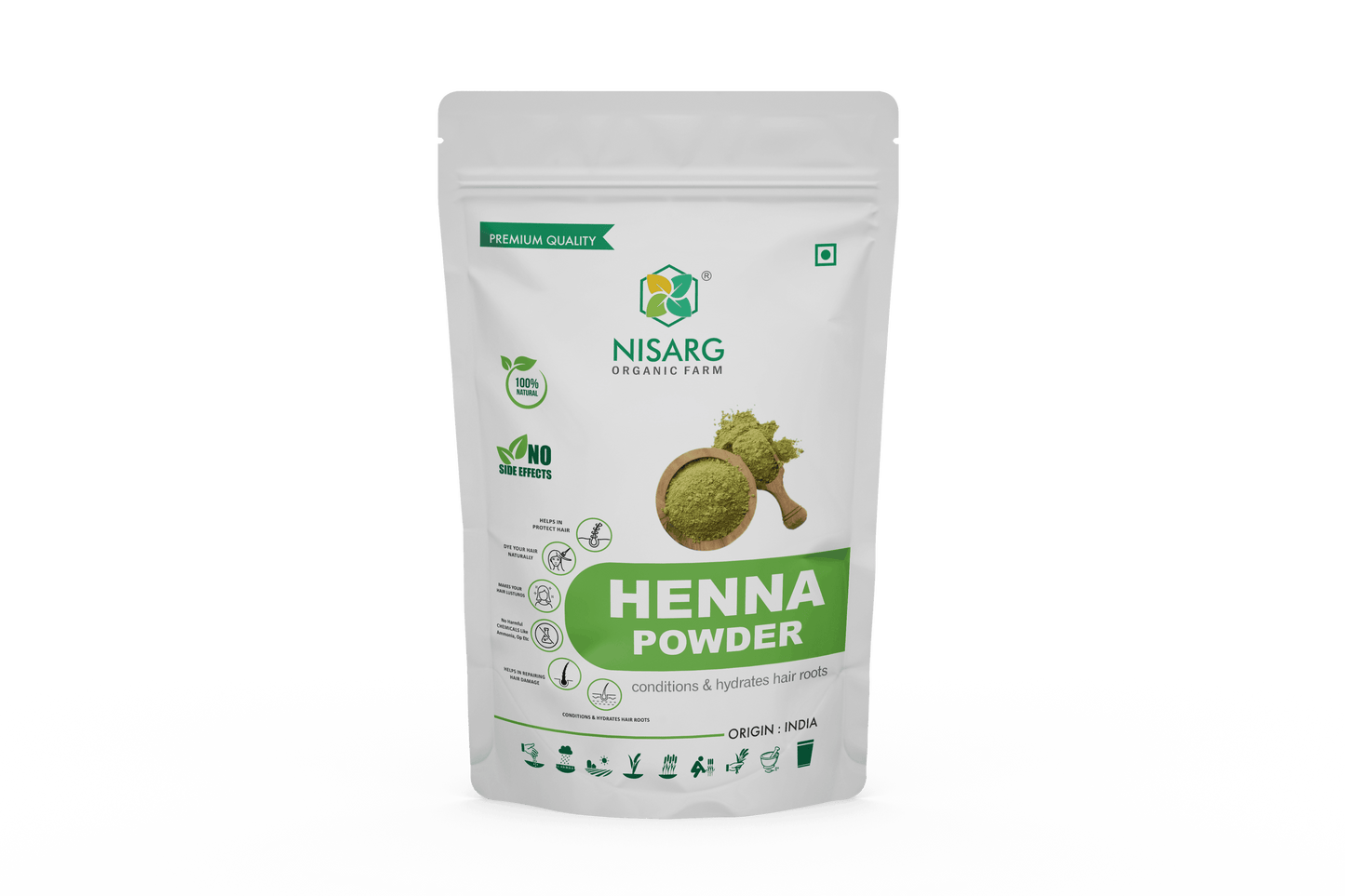 Nisarg Organic Farm Henna Powder