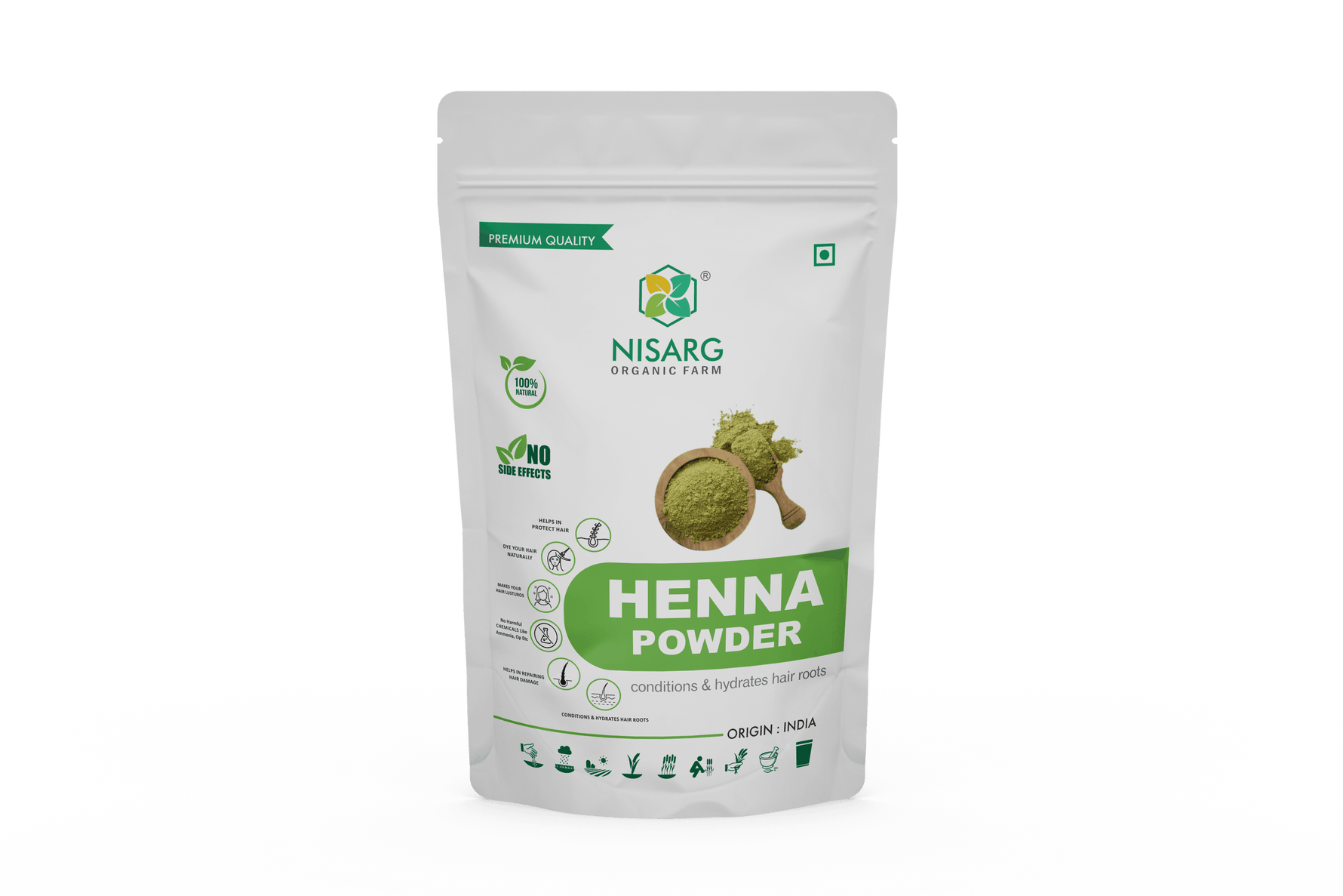 Nisarg Organic Farm Henna Powder