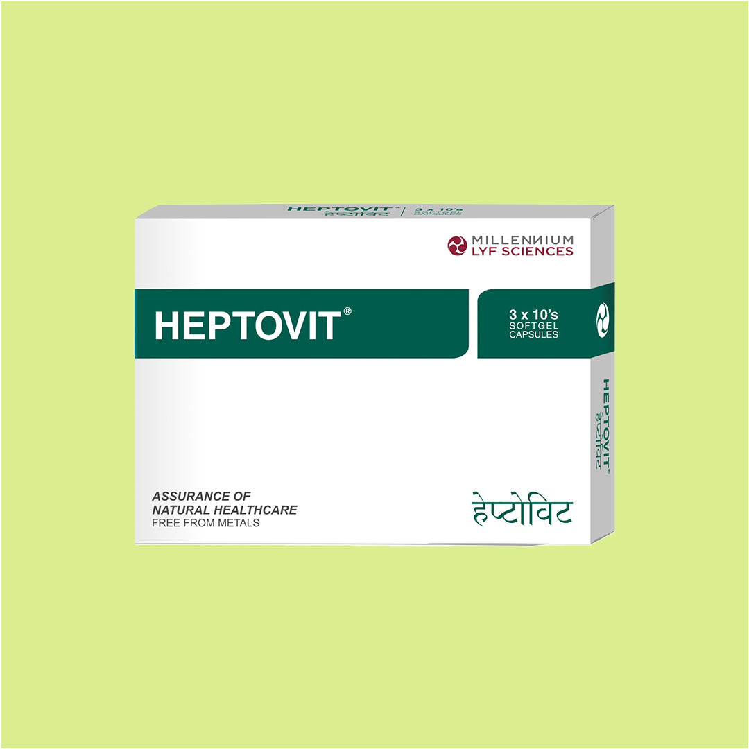 Millennium Herbal Care Heptovit Soft Gelatin Capsule (120 Each)