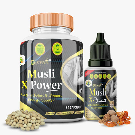 Divya Shree Musli X-Powder Capsule and Oil