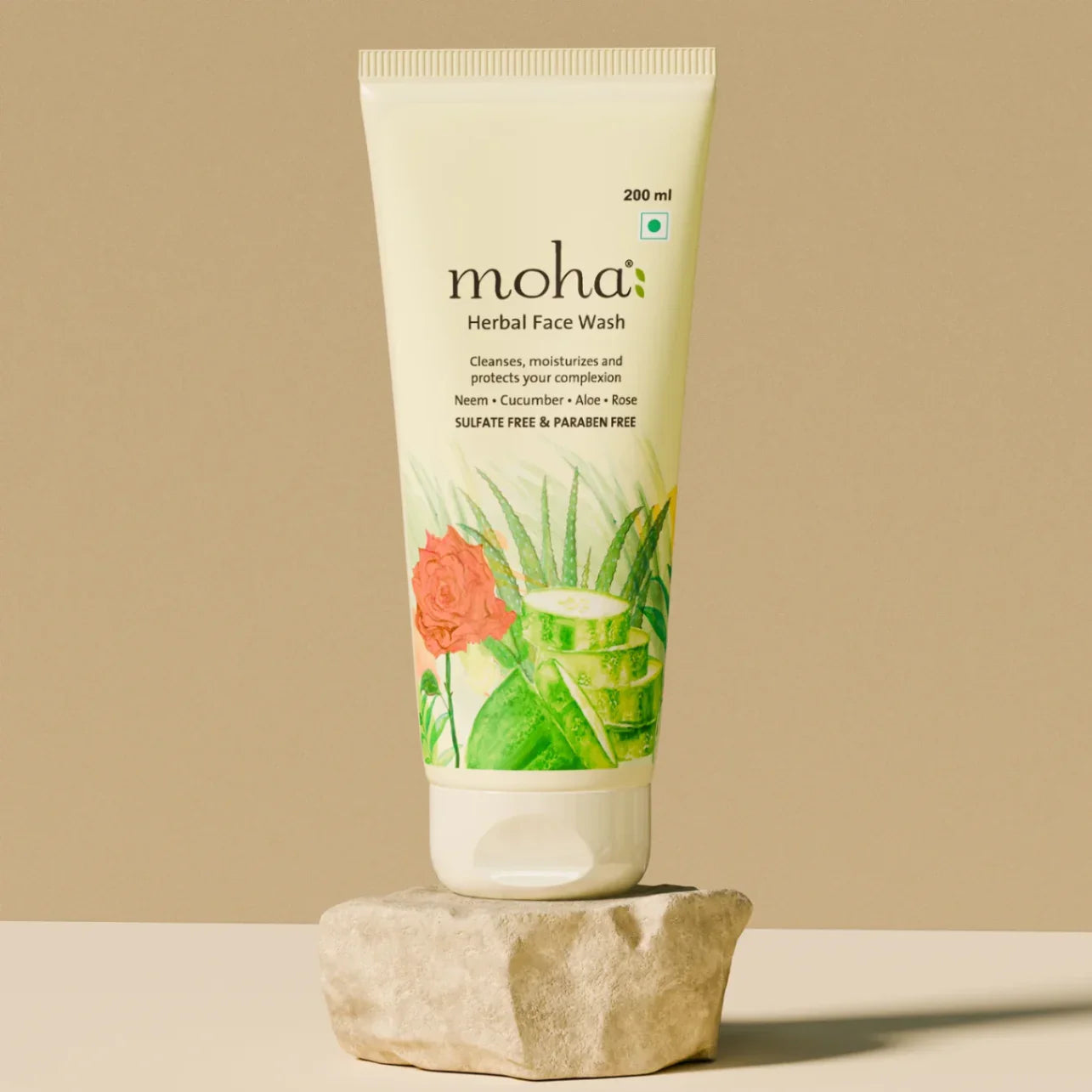 Moha: Herbal Face Wash (200ml) - Ayurvedic Anti-Acne & Pimple Clearing Cleanser