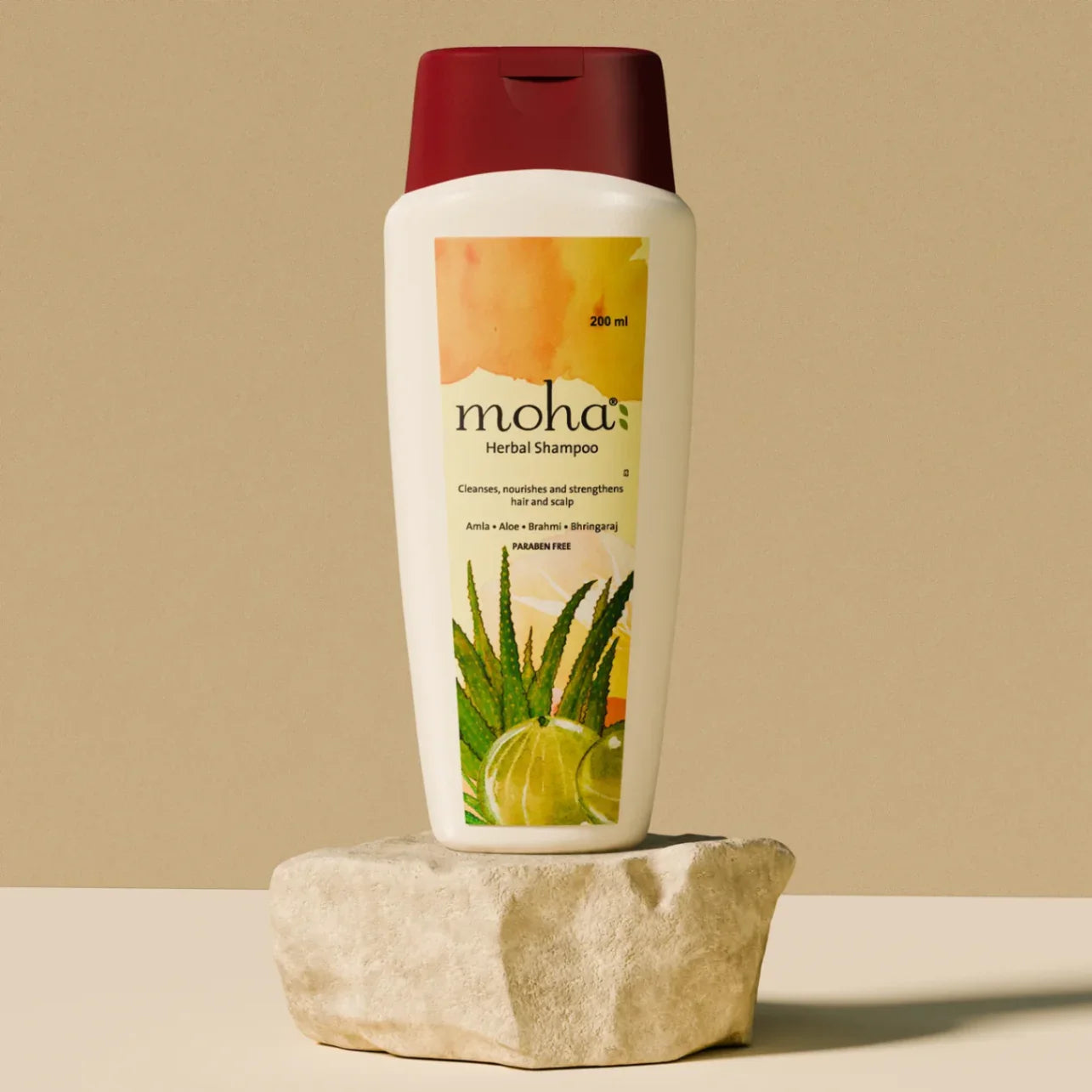 Moha: Deep Cleansing Herbal Shampoo (200ml)- Ayurvedic Clarifying Scalp Detox Wash