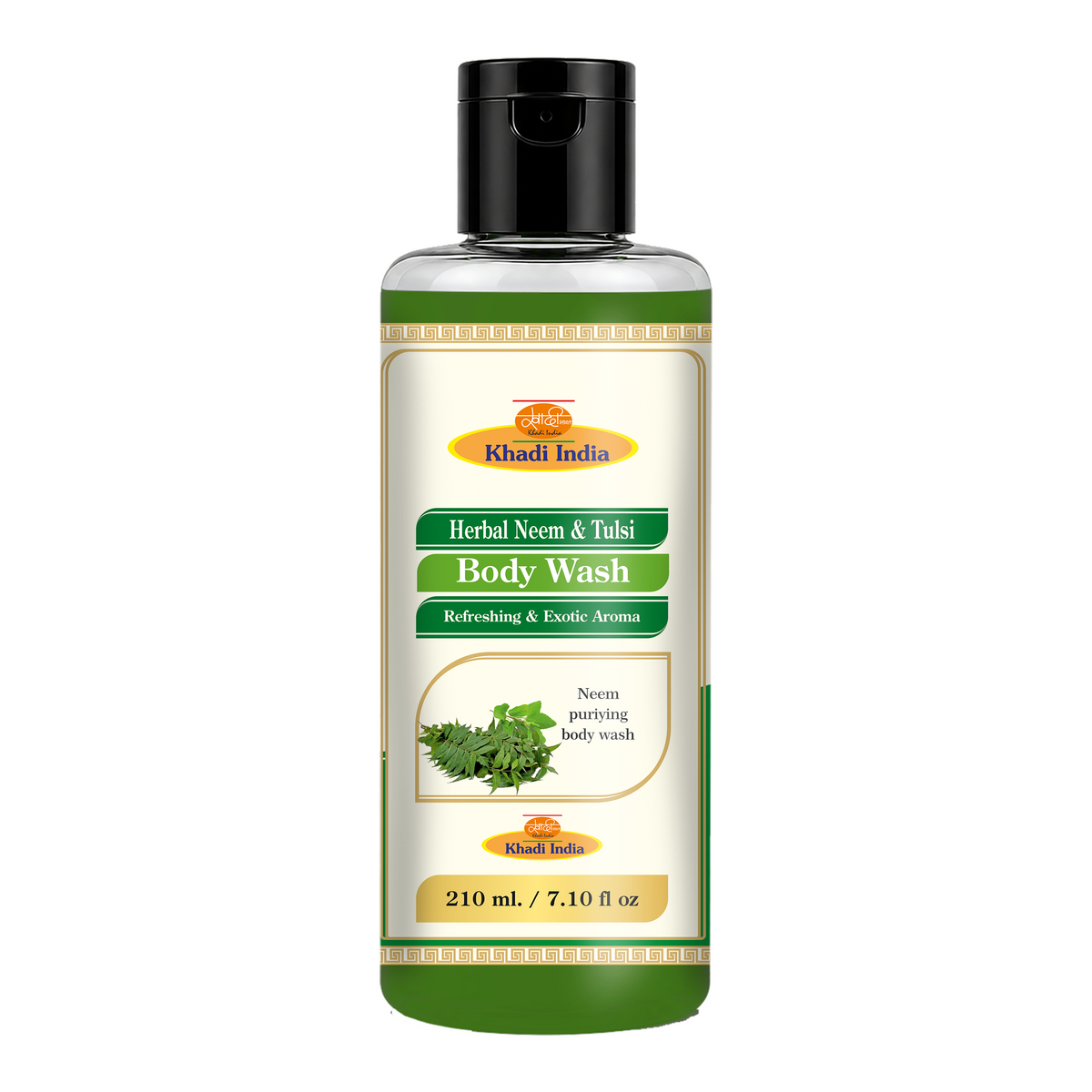 Khadi Care Herbal Neem & Tulsi Face and Body Wash for Acne & Pimples - 210ml