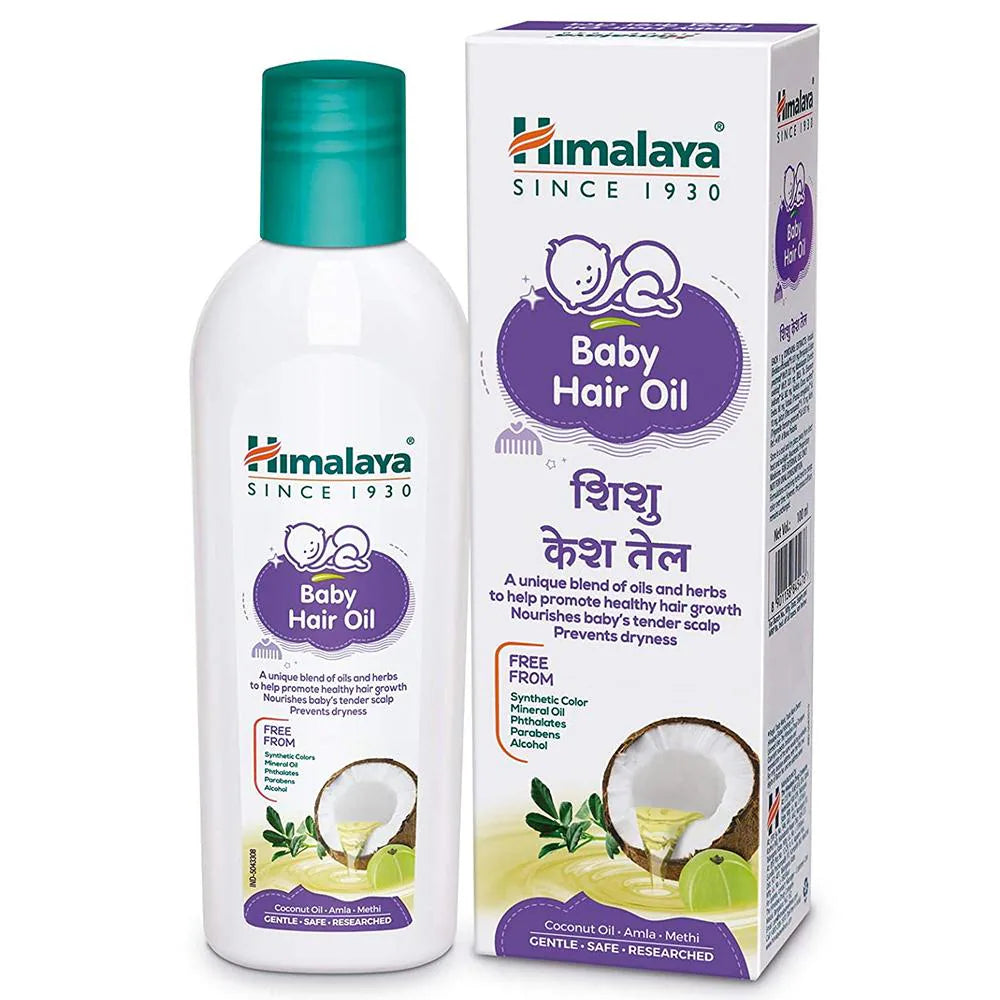 Himalaya Baby Hair Oil | Promotes Hair Growth & Manages Scalp Dryness