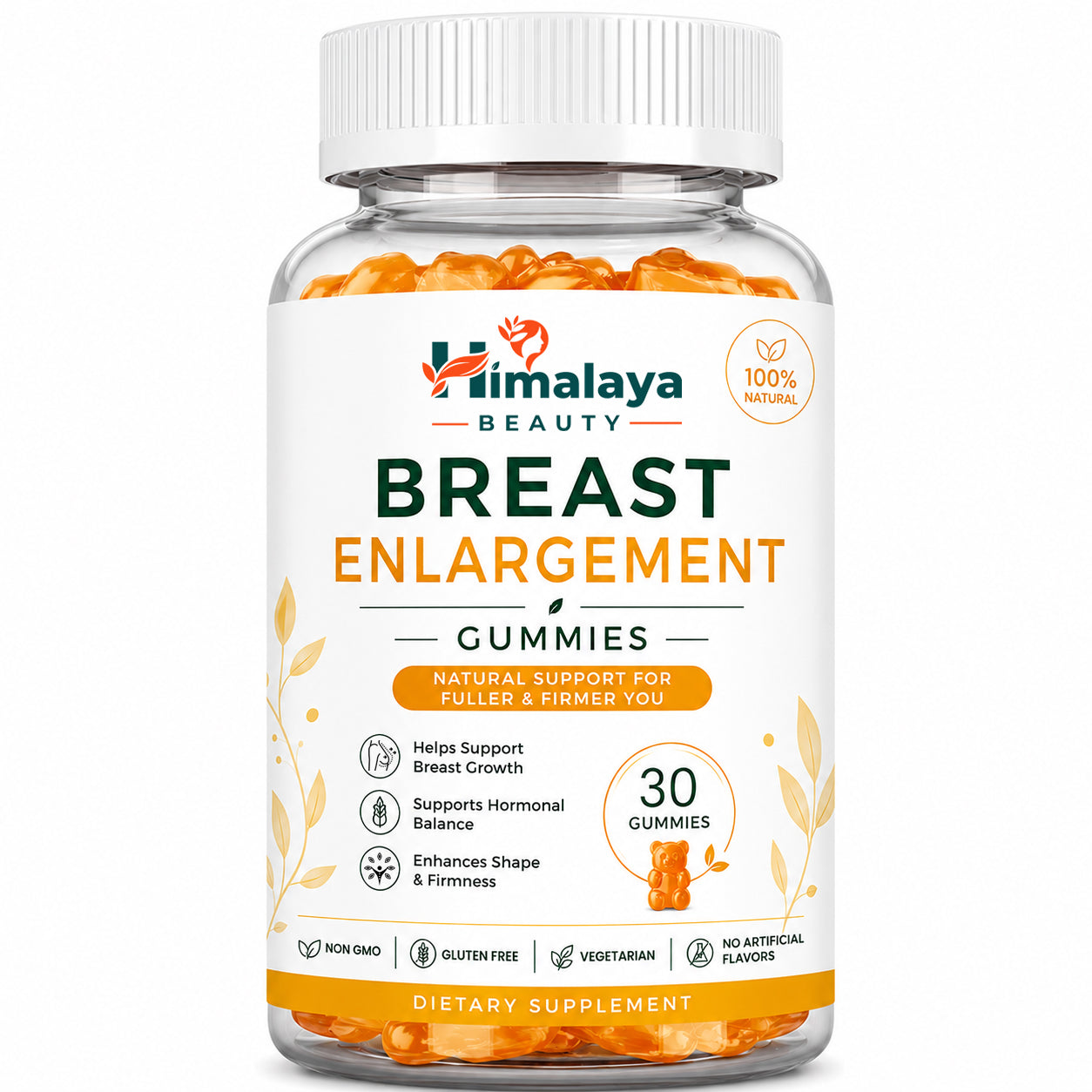 Himalaya Beauty Breast Enlargement Gummies – 30 Natural Gummies