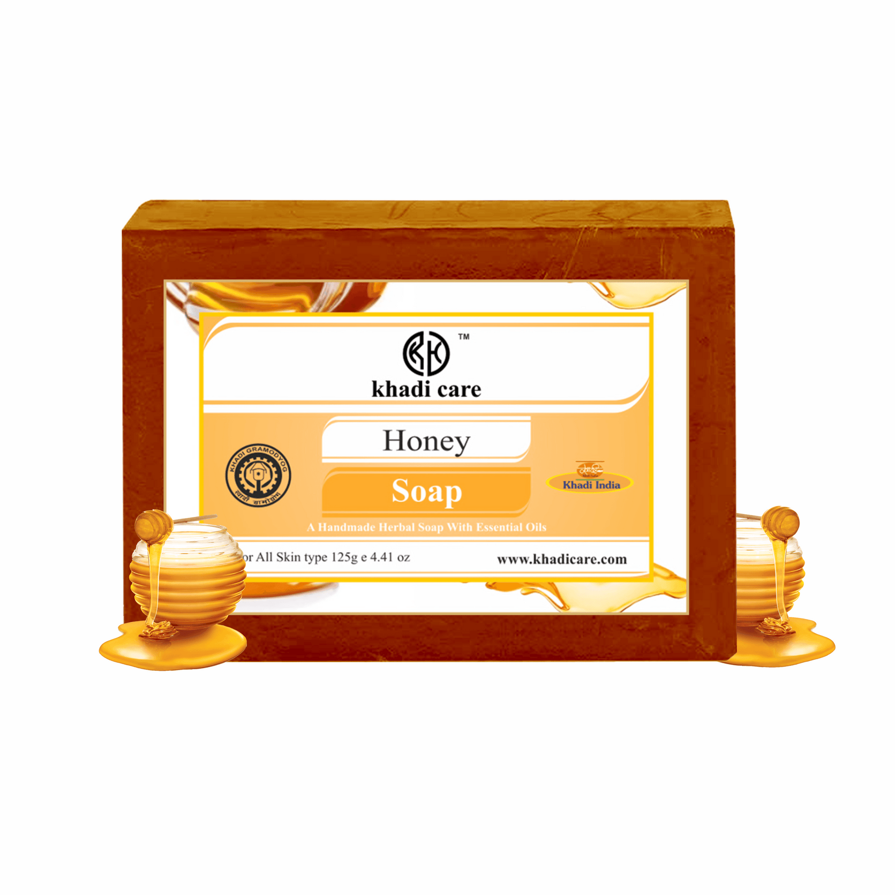 Khadi Care Herbal Honey Soap - 125g