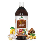 Dr. Patkar's Apple Cider Vinegar with Ginger, Garlic, Lemon & Arjuna (ACV HRT PLUS) + Formula Morning Detox Tonic Heart, Immunity & Digestion Support 500 ML (Pack of 1)