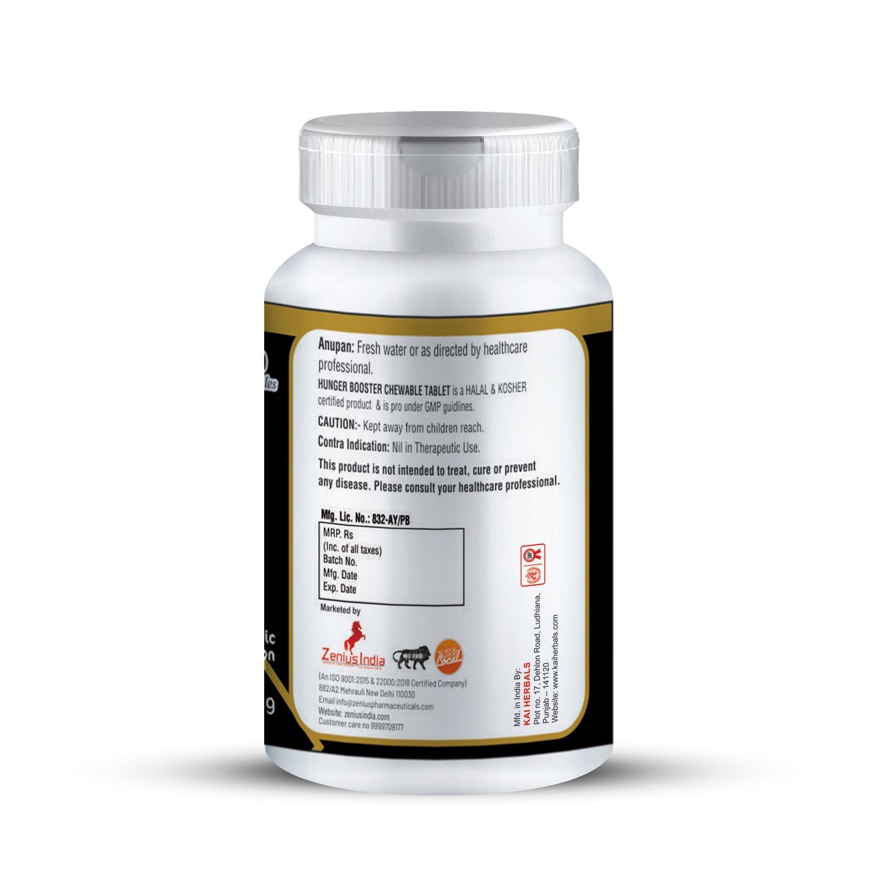 Zenius Hunger Booster Capsule for Hunger Power Appetite Booster