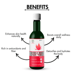 Zenius Red Aloe Vera Juice - for Skin Health, Digestion, and Overall Wellness - 500ml Juices