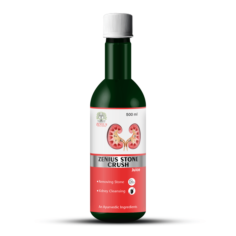 Zenius Stone Crush Juice - Ayurvedic Juice to Dissolve Kidney Stones and Support Urinary Tract Health - 500ml Juices