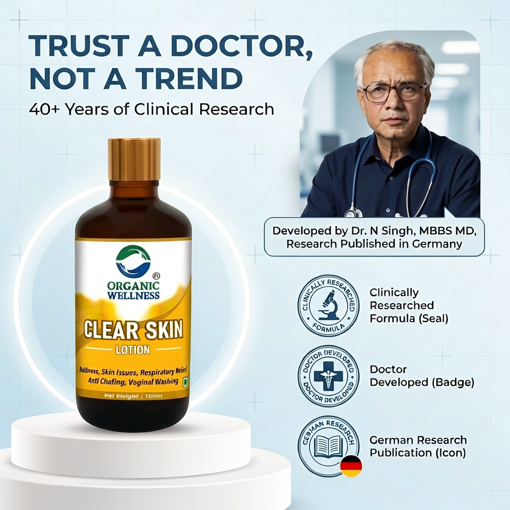 Organic Wellness Clear Skin Lotion - 100 ml