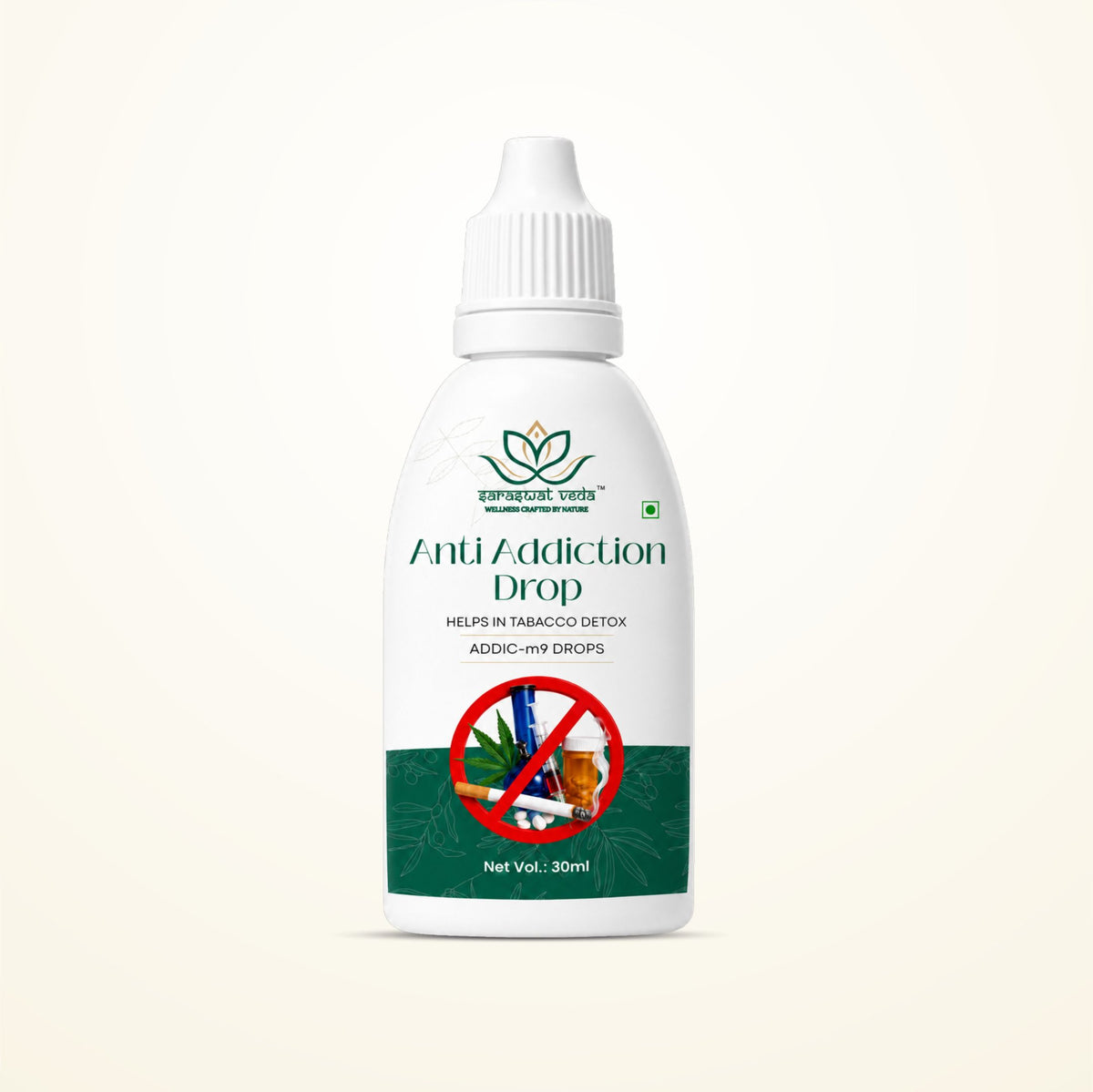 Saraswat Veda Anti Addiction Drops 30ml