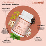 Menoveda Bloat Gut Health & Digestion Support Capsules | Relief from Gas, Acidity & IBS | 60 Capsules