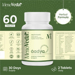 Menoveda Aadya Multivitamin for Women | Immunity, Hormonal Balance, Skin, Hair & Bone Support | 60 Tablets