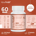 Menoveda Bloat Gut Health & Digestion Support Capsules | Relief from Gas, Acidity & IBS | 60 Capsules
