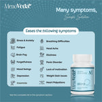Menoveda Akira Peri & Post Menopause Support Supplement | Hormonal Balance & Night Sweat Relief | 60 Tablets