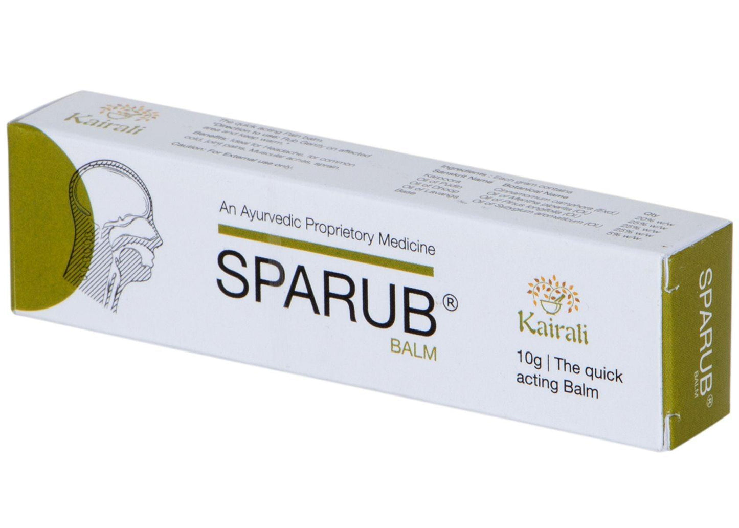 Kairali Sparub Balm - Best Pain Relief Ointment - 10gm