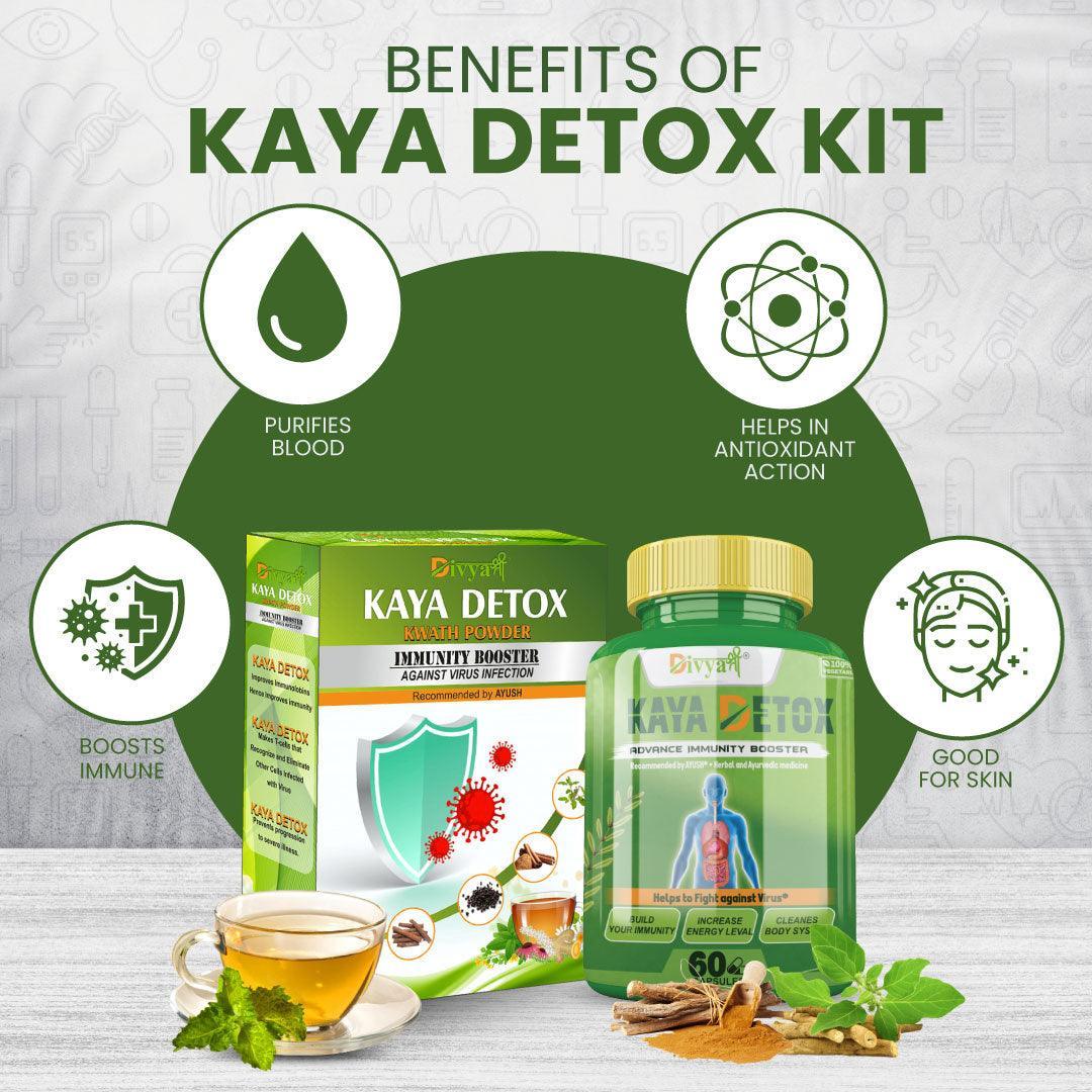 Divya Shree Kaya Detox Capsule & Kwath Kadha Powder
