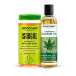 Goodcare Power Of Castor Oil & Isabgol(100 gm) Combo for Digestive Health