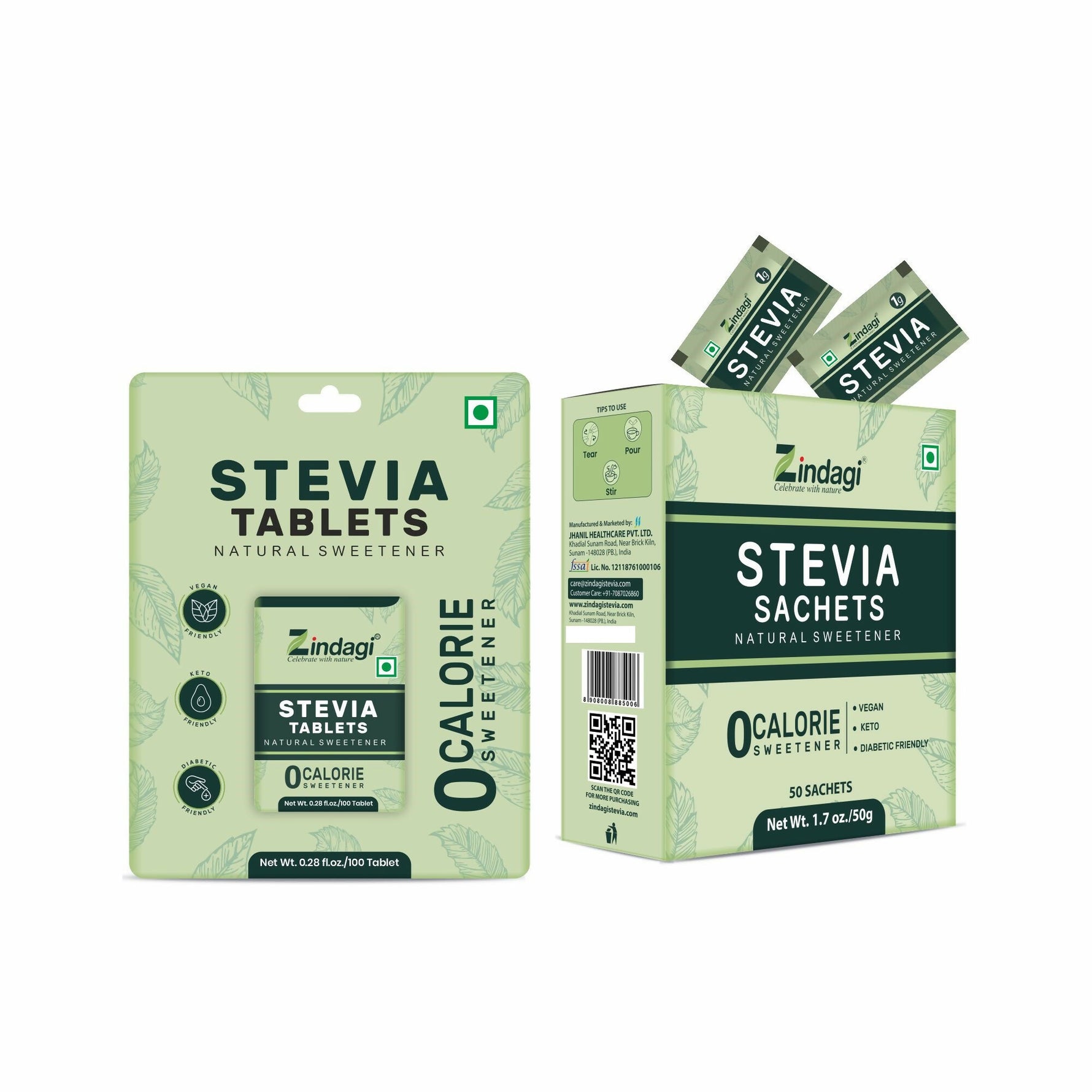 STEVIA TABLET AND SACHET_CMS
