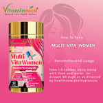 Vitaminnica Women's Multi & Biotin Combo Pack - Hair, Skin, Nails & Immunity, 120 Count