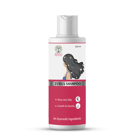Zenius Shampoo - Herbal Shampoo for Clean, Strong, and Healthy Hair - 200ml Liquid
