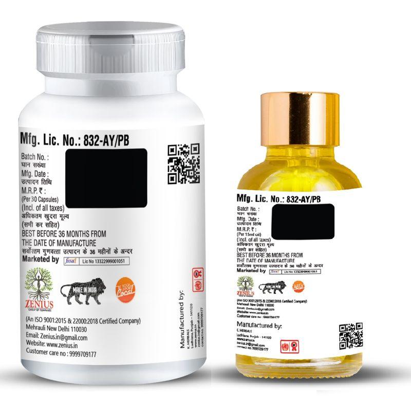 Zenius Men Wellness Kit - Sexual Stamina Booster Kit for Penis Enlargement and Sexual Health Improvement