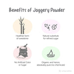 Satopradhan Jaggery Powder- 100% Organic, Natural & Chemical-Free Desi Shakkar 800g - A Pure & Healthier Sugar Alternative - Dark Brown with Pleasant Flavour