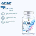 Zenius Staylong Capsules - Energy Booster Capsules for Health Improvement and Energy Boost - 60 Capsules