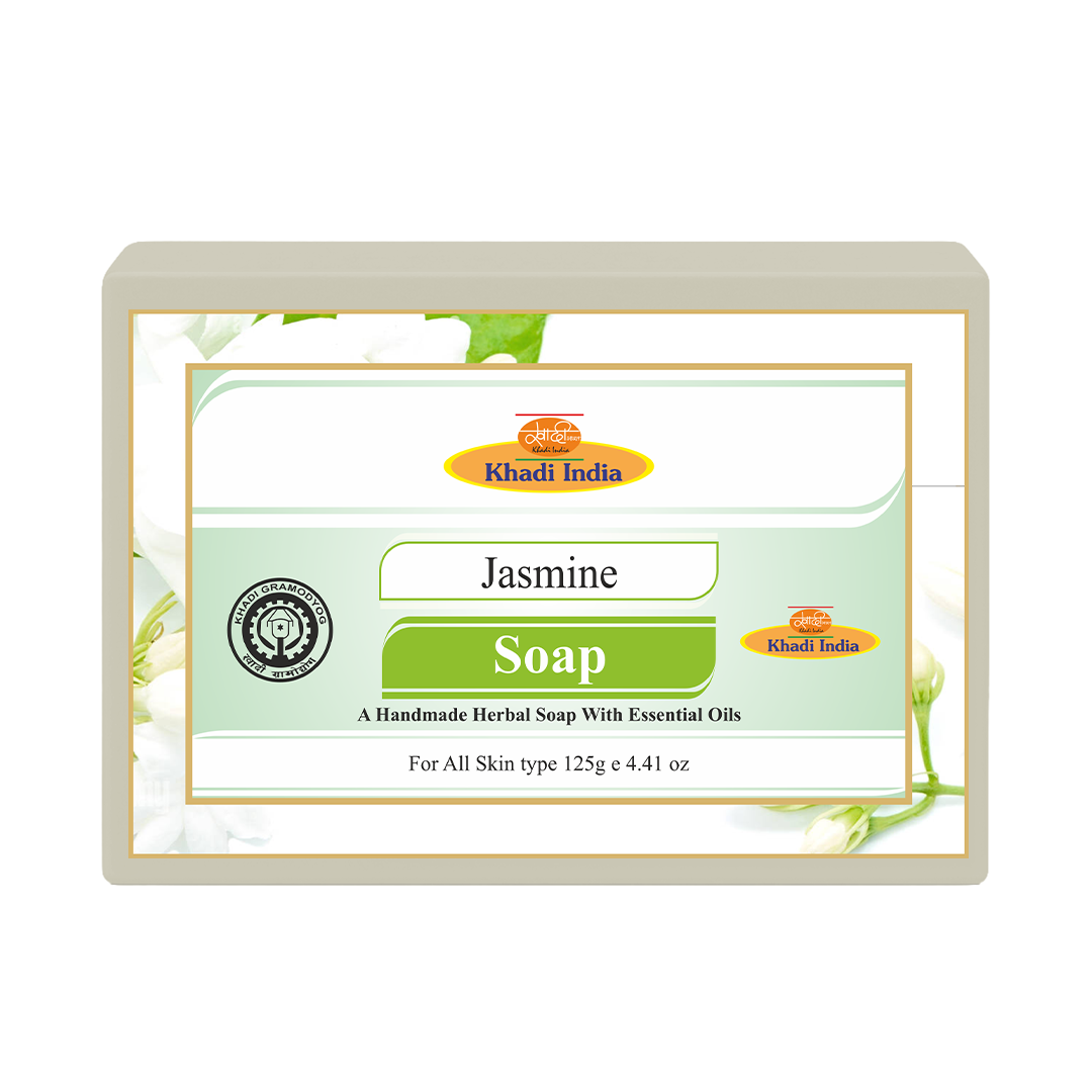Khadi Care Herbal Jasmine Soap for Soft & Supple Skin - 125g