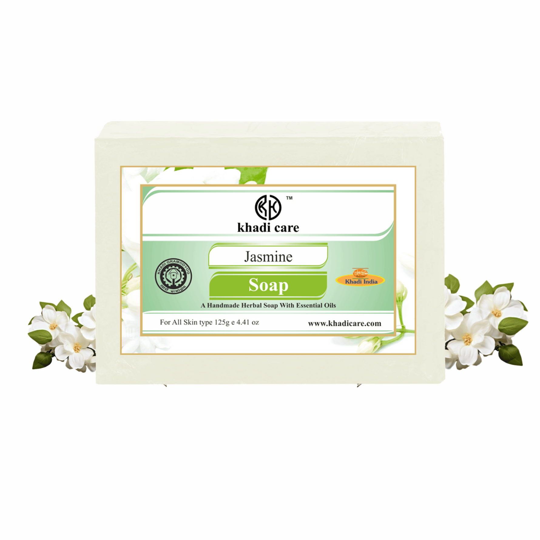 Khadi Care Herbal Jasmine Soap - 125g