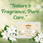 Kayee Ayurveda Jasmine Bathing Soap for Men & Women | Refreshing Floral Herbal Soap for Daily Use | Gentle Body Cleansing Bar for Clean, Fresh, Soft & Smooth Looking Skin | Everyday Personal Care Soap