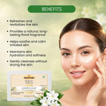 Kayee Ayurveda Jasmine Bathing Soap for Men & Women | Refreshing Floral Herbal Soap for Daily Use | Gentle Body Cleansing Bar for Clean, Fresh, Soft & Smooth Looking Skin | Everyday Personal Care Soap