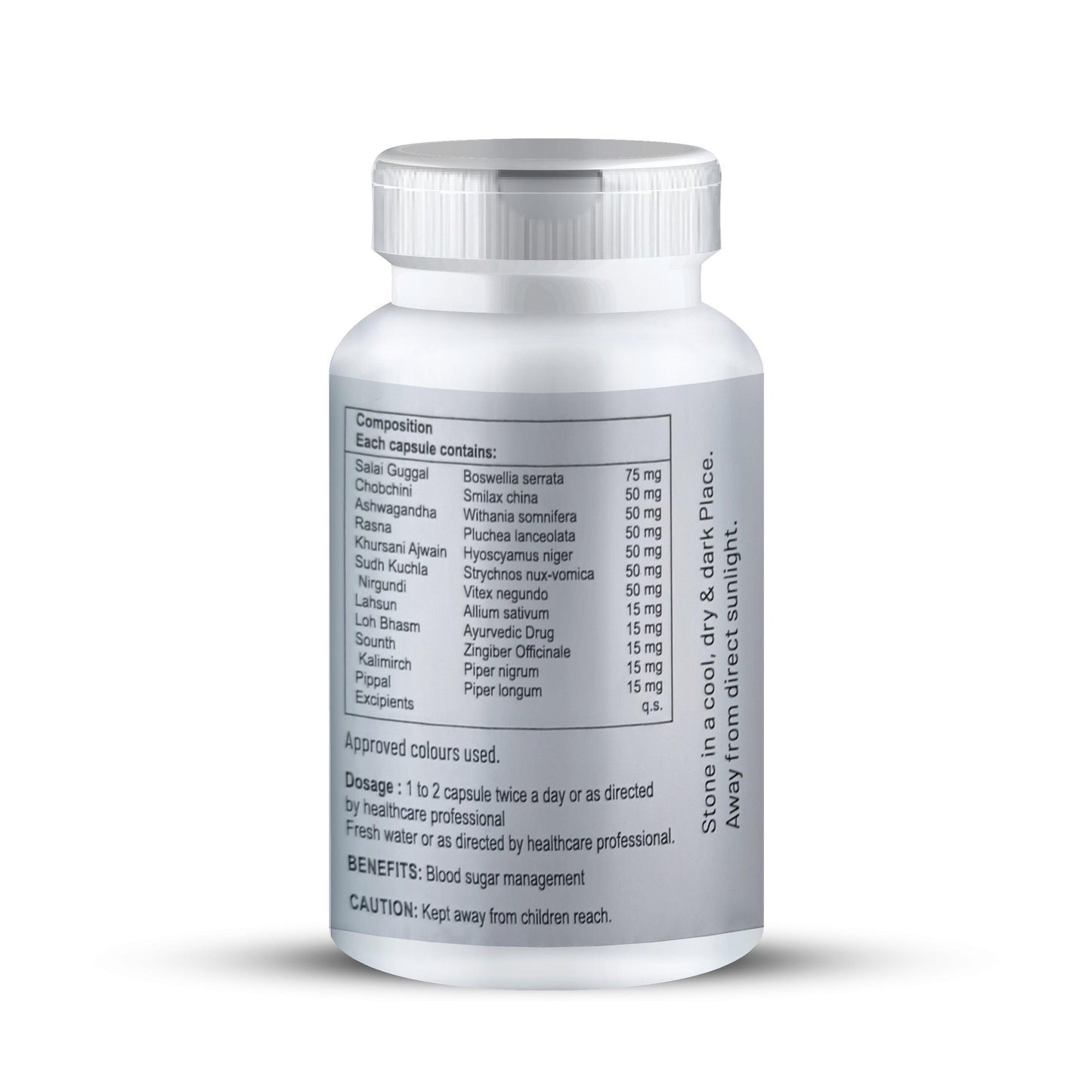 Zenius Joint Care Capsule | for Strong Bones & Relives Joint Pain Supplement (60 Capsules)