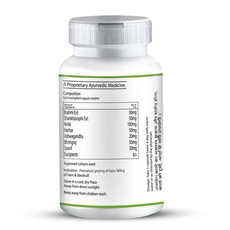 Zenius Hair Grow Capsules - Hair Growth Capsules for Hair Growth, Smoothening, and Treatment - 60 Capsules