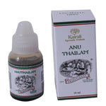 Kairali Ayurveda Group Kairali Anu Thailam - Ayurvedic Nasya Oil for Sinusitis, Migraine & Nervous Disorders (10 ML)