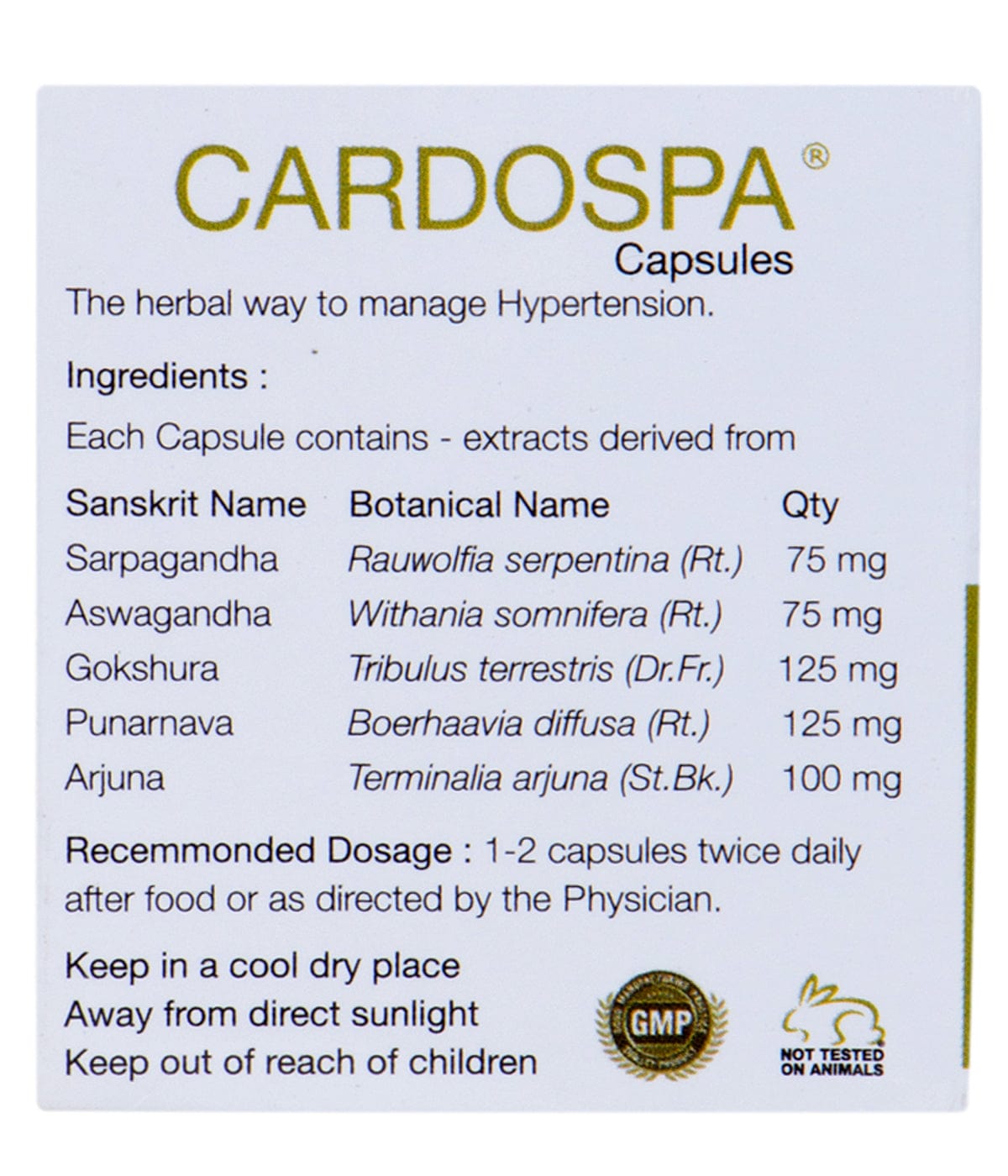 Kairali Cardospa Capsule