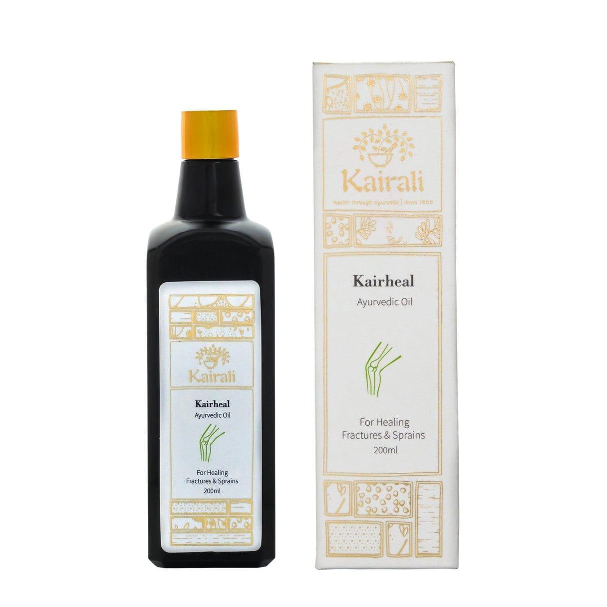 Kairali Ayurveda Group Kairali Kairheal - Ayurvedic Oil for Bone Fracture, Acute Injury, Sprain and Pain (200 ml)