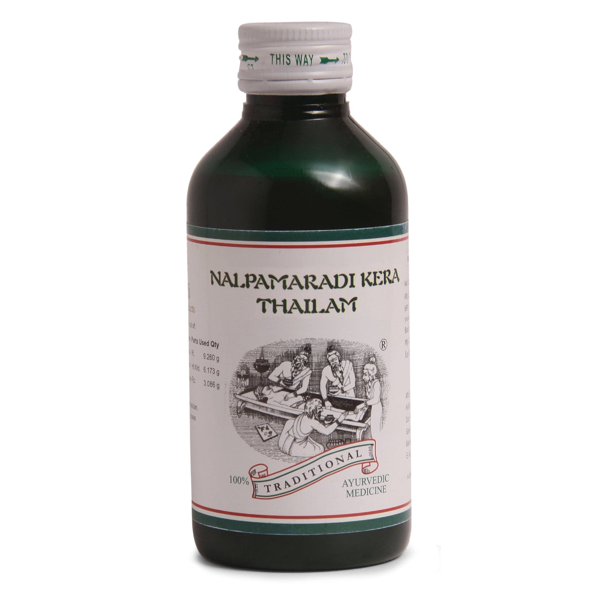 Kairali Ayurveda Group Kairali Nalpamaradi Kera Thailam - Ayurvedic Oil for Skin Brightening & Treating Pigmentation