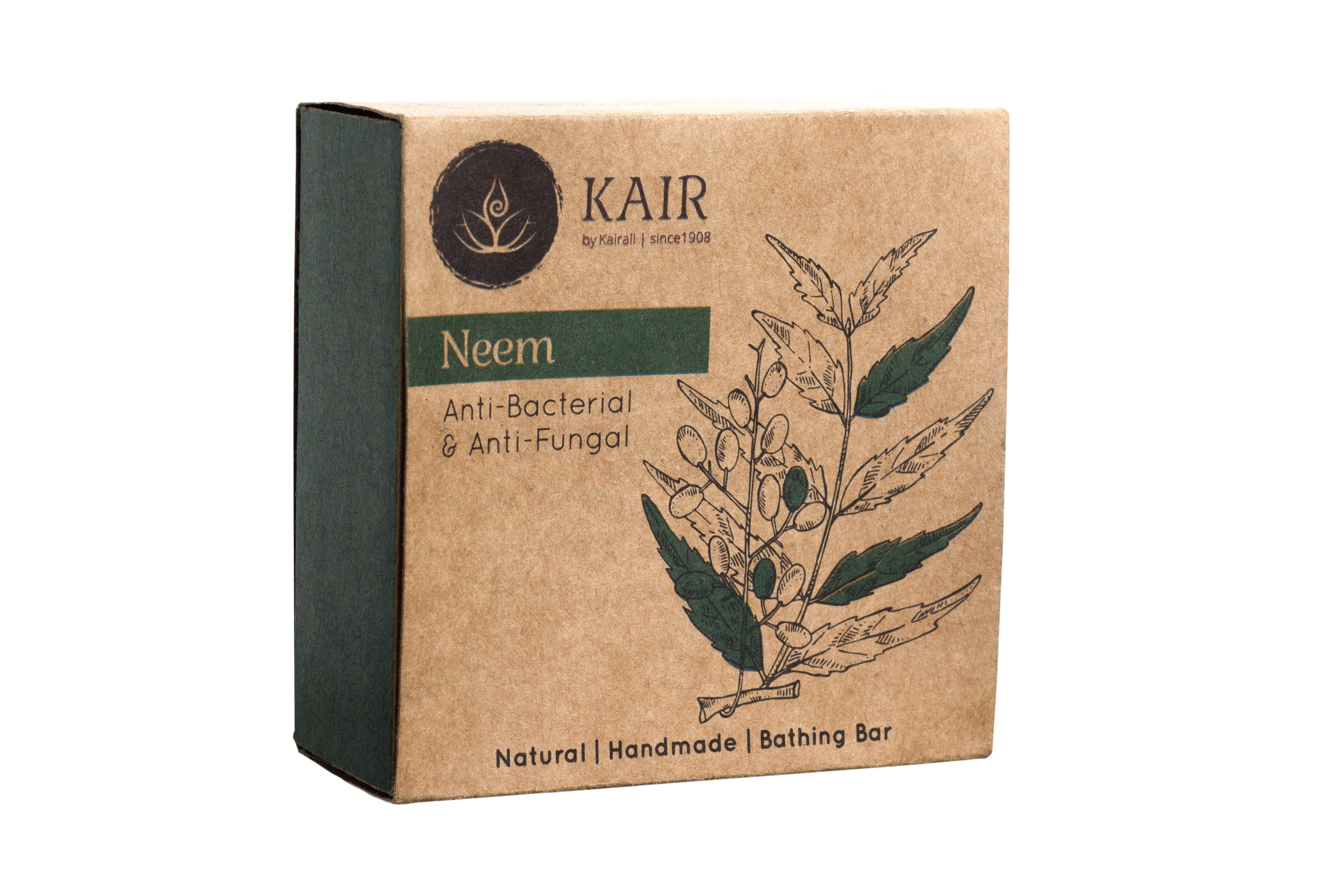 Kairali Ayurveda Group Kairali Neem Soap - Herbal Antibacterial and Antifungal Soap for Skin Problems (100 grams)