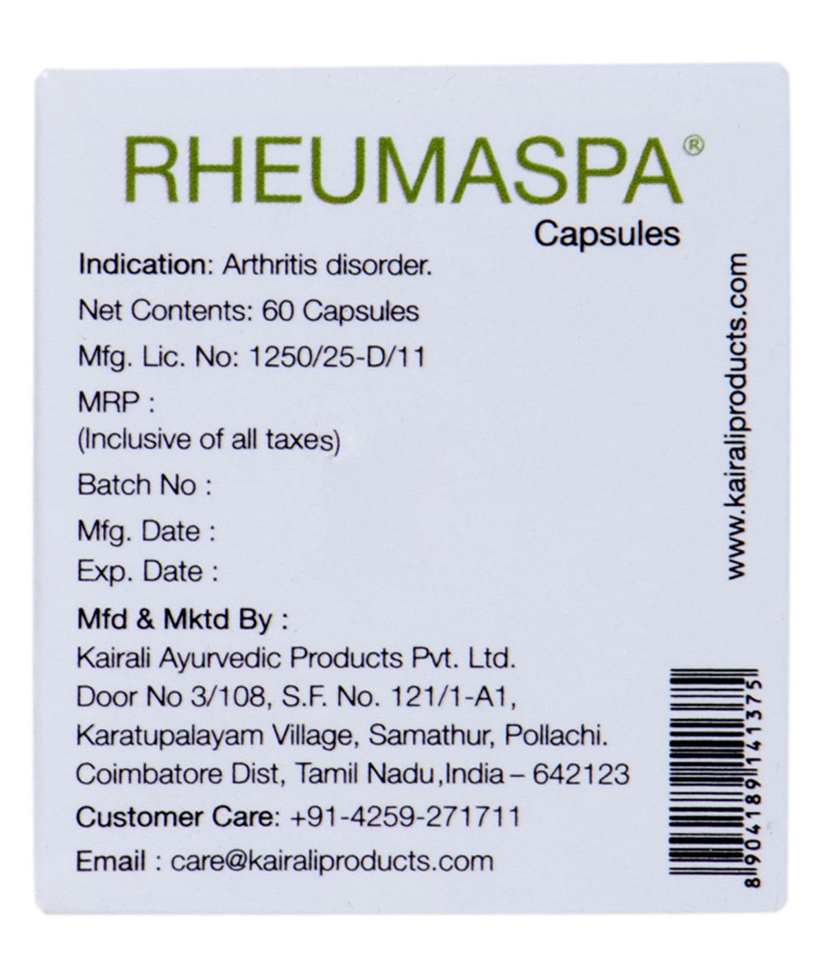 Kairali Rheumaspa Capsule