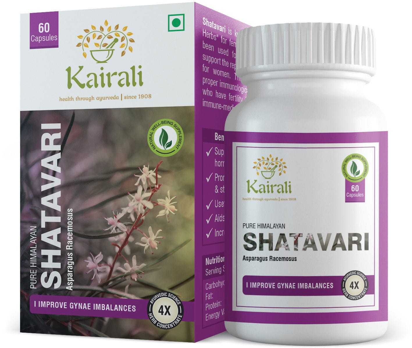 Kairali Shatavari Capsule (60 Capsules)