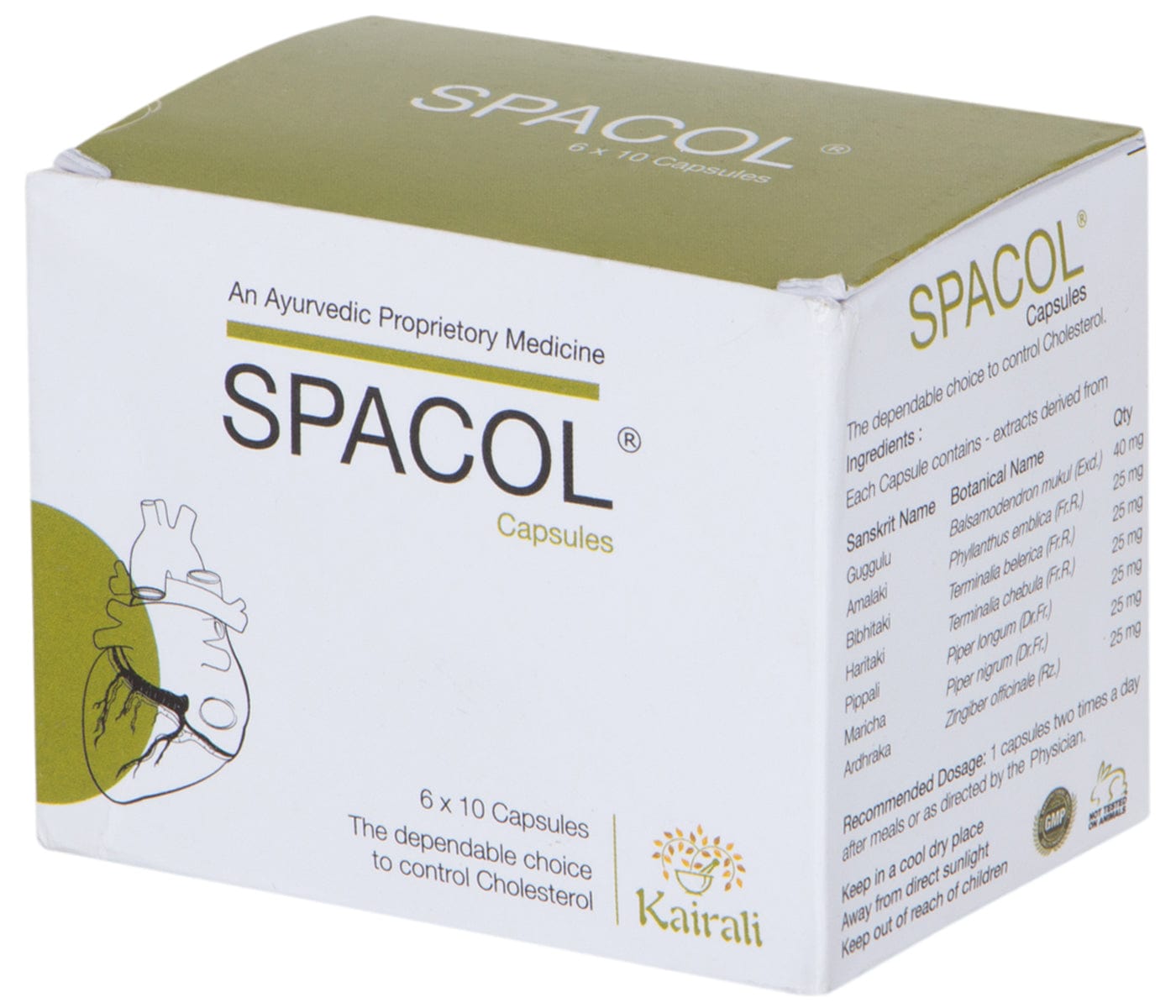 Kairali Spacol Capsule (60 Capsules)