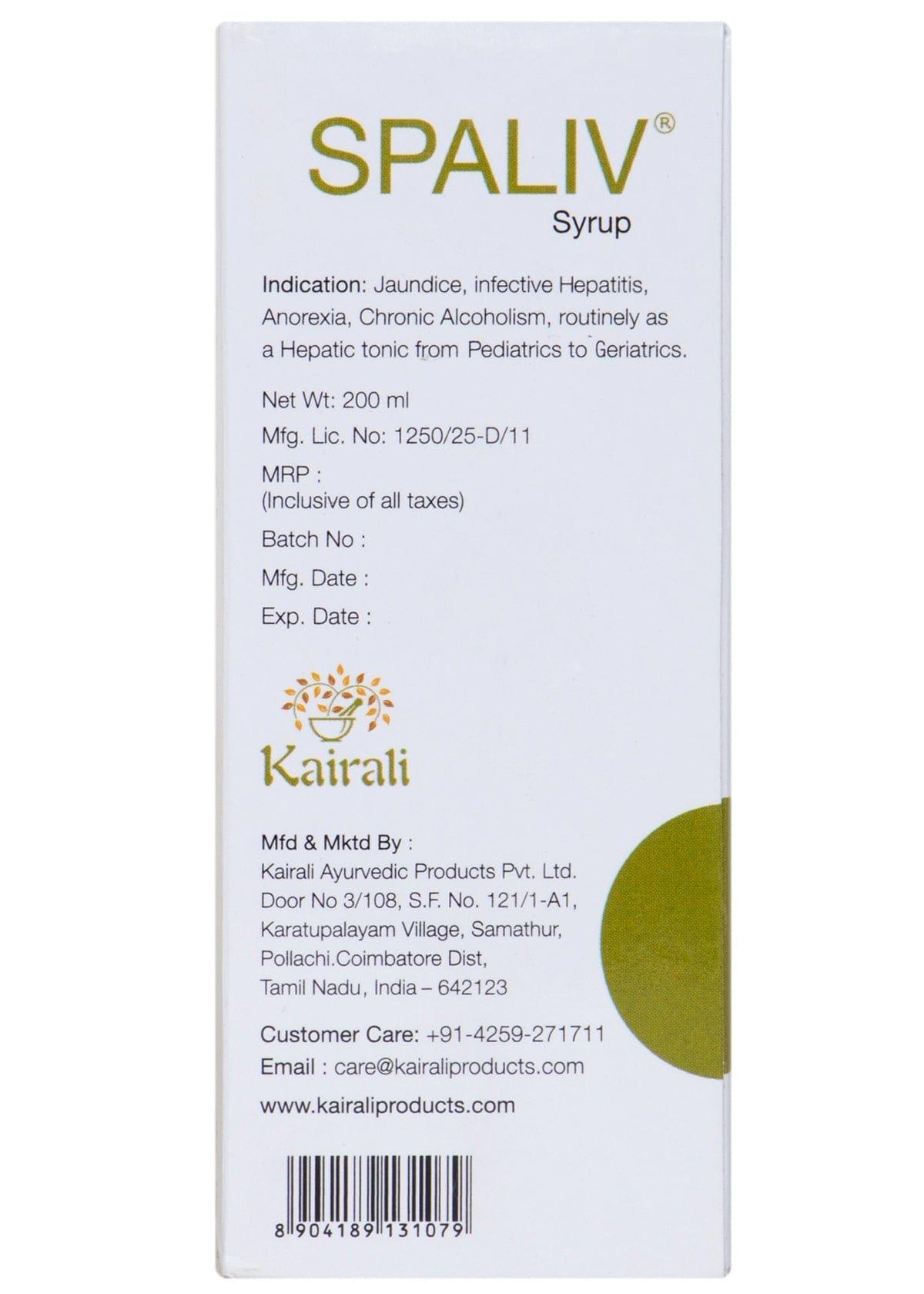 Kairali Spaliv Syrup (200ml)