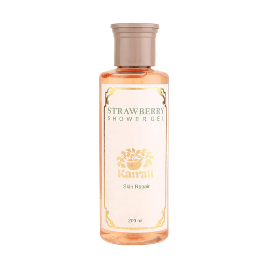 Kairali Ayurveda Group Kairali Strawberry Shower Gel - Herbal Body Wash for Skin Repair & Rejuvenation (200 ml)