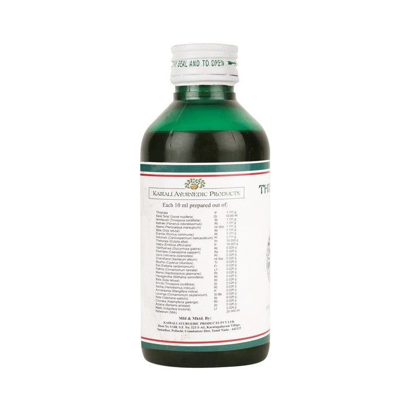 Kairali Ayurveda Group Kairali Thriphaladi Kera Thailam - Ayurvedic Oil for Headache, Hair Fall & Grey Hair (Head Massage Oil) (200 ml)