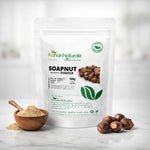 Kerala Naturals Soapnut Powder (Aritha / Reetha Powder) 100g - Advanced Sulfate Free Scalp Cleanser