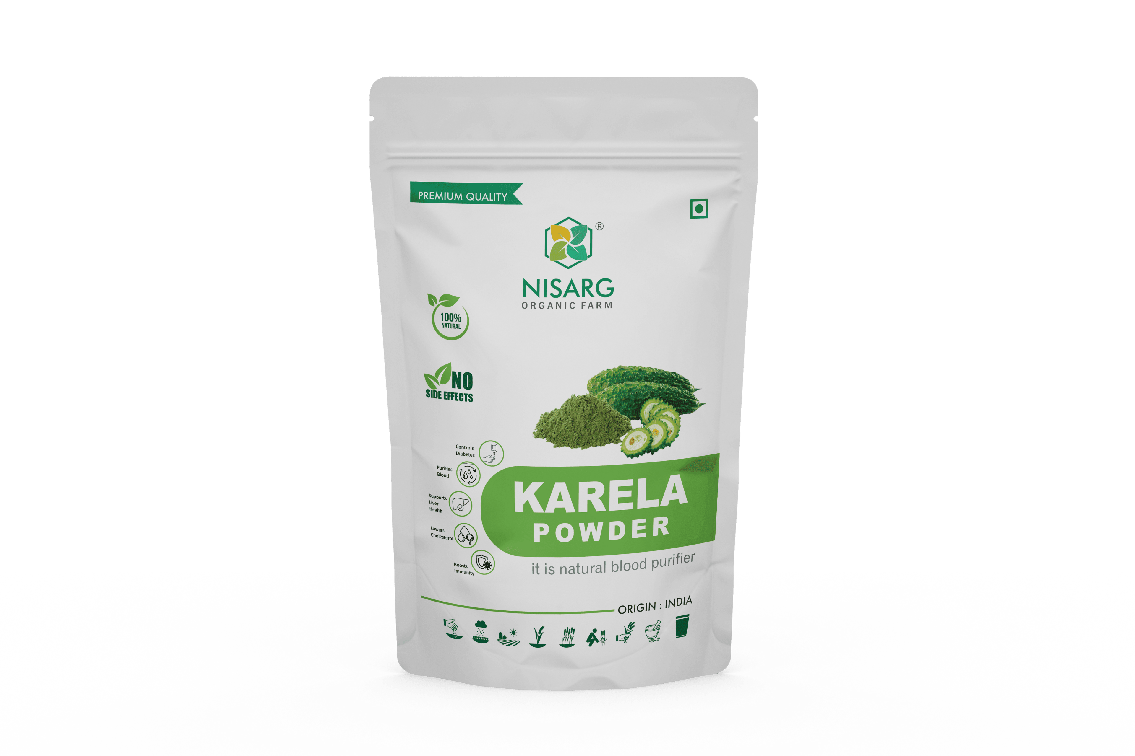 Nisarg Organic Farm Bitter Gourd (Karela) Powder